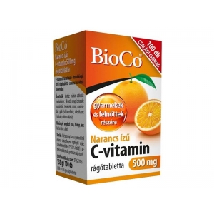 Olcsó Bioco narancs ízű c-vitamin 500mg rágótabletta 60 db