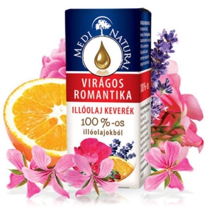 Olcsó Medinatural virágos romantika 100% illóolaj keverék 10 ml