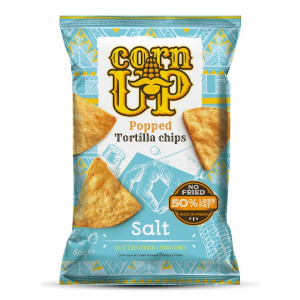 Olcsó Corn Up tortilla chips tengeri sóval 60 g