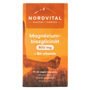 Olcsó Nordvital magnézium-biszglicinát kapszula 90 db