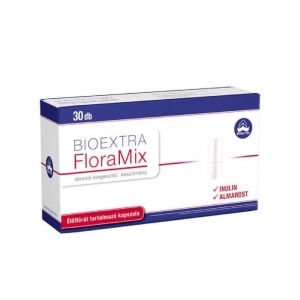 Olcsó Bioextra floramix élőflórát és inulint tartalmazó kapszula 10 db