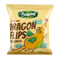 Olcsó Biopont bio dragon flips kukorica snack valódi vaníliával 25 g