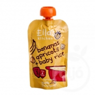 Olcsó Ellas Kitchen banán sárgabarack bébirizs bio bébiétel 120 g