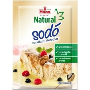 Olcsó Haas Natural vanília sodó ízű öntetpor 15g