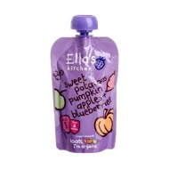 Olcsó Ellas Kitchen édeskrumpli tök alma áfonya bio bébiétel 120 g