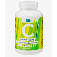 Olcsó Life c-vitamin 500 mg+d3 vitamin+csipkebogyó kivonat rágótabletta 150 db
