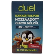 Olcsó Duel kakaó italpor hozzáadott cukor nélkül 125g