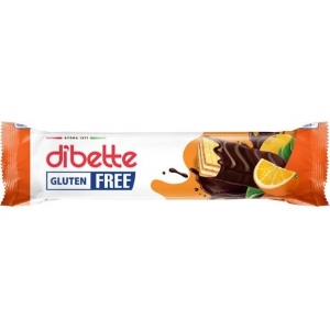 Olcsó Dibette kakaós ét mártott, narancs ízű krém töltött ostya, fruktózzal gluténmentes 26 g