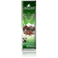 Olcsó Cavalier étcsokoládé szelet stevia kakaó darabokkal 40g