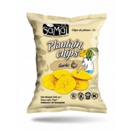 Olcsó SAMAI plantain (főzőbanán) fokhagymás chips 75 g