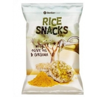 Olcsó Benlian Food Rice Snack kurkumás olivaolajos puffasztott rizs 50g