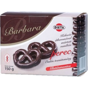 Olcsó Barbara gluténmentes kakaós étbevonós vaníliás perec 150g