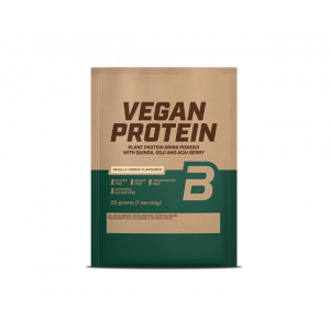Olcsó Biotech vegan protein vaníliás sütemény ízű fehérje italpor 25 g