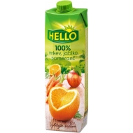 Olcsó Hello sárgarépa-narancs-alma 100% 1000ml