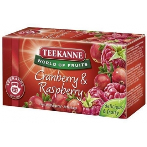 Olcsó Teekanne World Of Fruits Red Berries vörösáfonya málna tea 45g