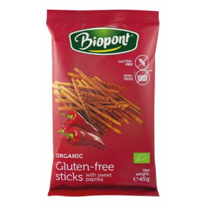 Olcsó Biopont bio gluténmentes sóspálcika paprikás 45 g