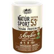Olcsó Living Foods natúr sport vegán protein shake narancsos-csokoládé 600 g