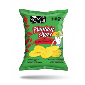 Olcsó SAMAI plantain (főzőbanán) édes chillis chips 75 g