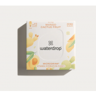 Olcsó Waterdrop microdrink glow mangó, kaktuszgyümölcs, sárgabarack ízesítéssel 12 db