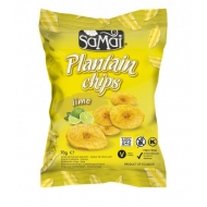 Olcsó SAMAI Plantain (főzőbanán) chips lime 70g