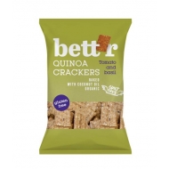 Olcsó Bettr bio vegán gluténmentes quinoa kréker bazsalikom & paradicsom 100 g