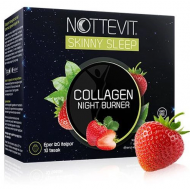 Olcsó Nottevit skinny sleep collagen night burner eper ízű italpor 10 db