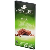 Olcsó Cavalier tejcsokoládé stevia 85g