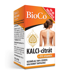 Olcsó Bioco kalci-citrát+ d3-vitamin megapack kapszula 90 db