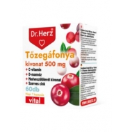 Olcsó Dr.herz tőzegáfonya kivonat 500 mg kapszula 60 db