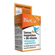Olcsó BioCo Szerves Magnézium + B6-vitamin tabletta 60db