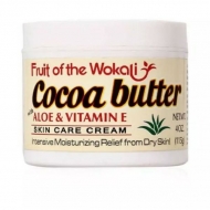 Olcsó Wokali kakaóvaj, aloe vera és e-vitamin kivonatos tápláló arckrém száraz bőrre 115 g