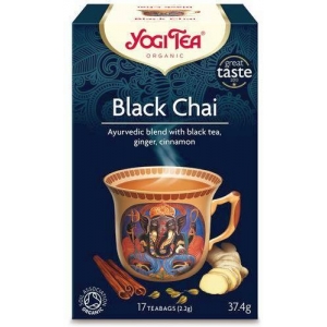 Olcsó Yogi bio tea fekete chai 17x1,8g 31g