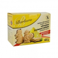 Olcsó Barbara gluténmentes vaníliás keksz citrom tölt. étbevonatos 150 g