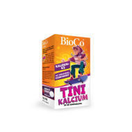 Olcsó Bioco tini kalcium vitaminokat és ásványi anyagokat tartalmazó, cseresznye ízű rágótabletta 90 db