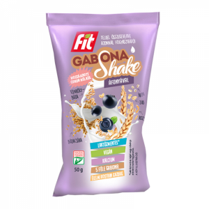Olcsó Fit gabona shake laktózmentes ,hozzáadott cukor nélkül tasakos áfonyás 50 g
