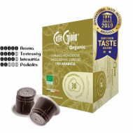 Olcsó Caffé Gioia bio kávékapszula nespresso kávégépekkel kompatibilis 100% arabica kivitel 30 db