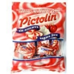 Olcsó Intervan Pictolin cseresznye ízű tejszínes cukormentes cukorka 65g